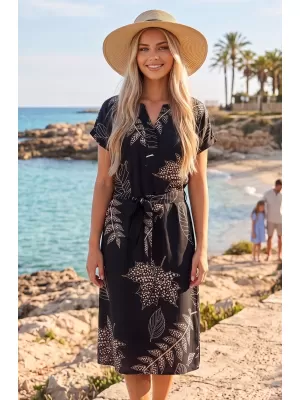 Dámské šaty KIXMI SOFIA ČERNÁ