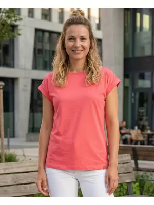 Dámské triko SAM 73 MIRANDA WT 913 SVĚTLE MALINOVÁ