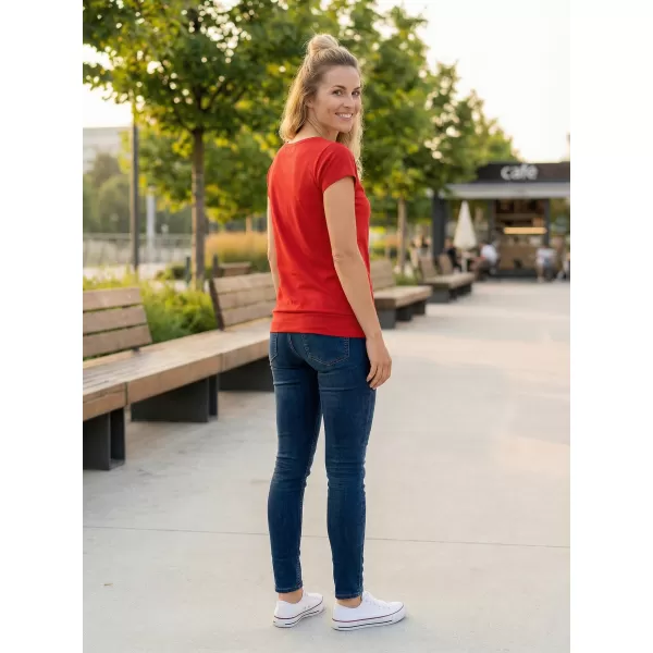  Dámské triko ALTISPORT NoPrint NP/ALW021 ČERVENÁ 