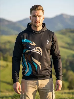 Pánská funkční mikina premium ALTISPORT VOJ/ALM029MI01 ČERNOMODRÁ