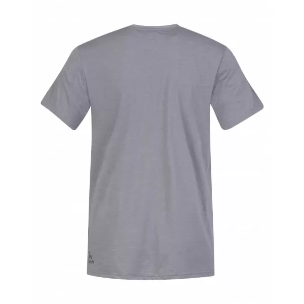  Pánské triko HANNAH GREM STEEL GRAY MEL/BLACK 