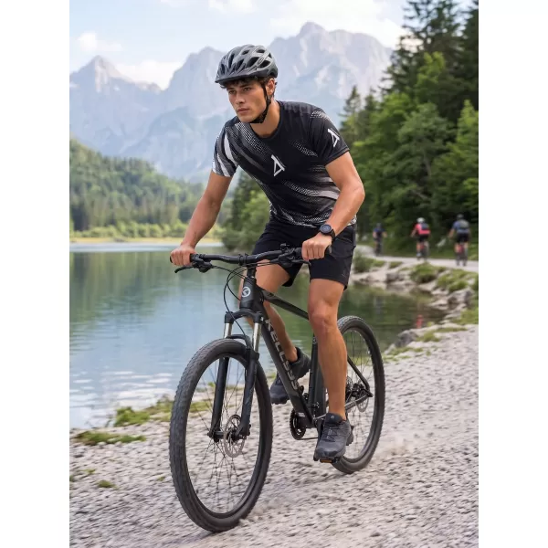  Pánské funkční tričko premium ALTISPORT VOJ/ALM028TR01 ČERNOBÍLÁ 