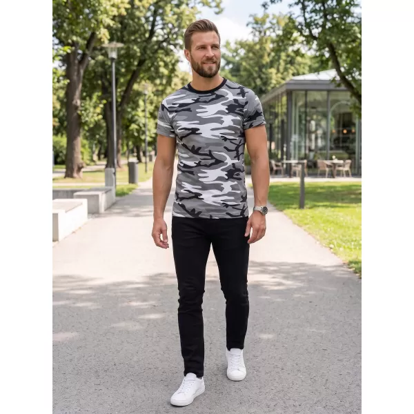  Pánské triko ALTISPORT NoPrint NP/ALM441 CAMOUFLAGE GRAY 