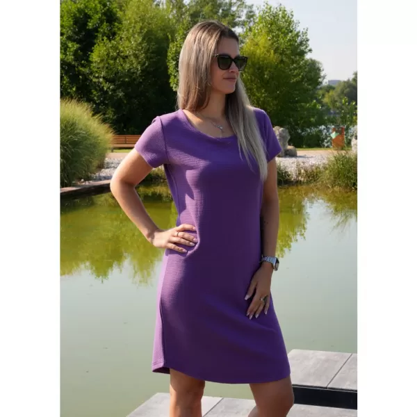 Dámské šaty KIXMI SINTIA FIALOVÁ 