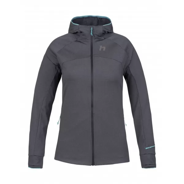  Dámská mikina HANNAH ELI HOODY ANTHRACITE MEL 