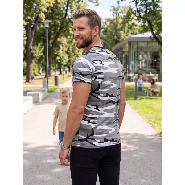  Pánské triko ALTISPORT NoPrint NP/ALM441 CAMOUFLAGE GRAY 