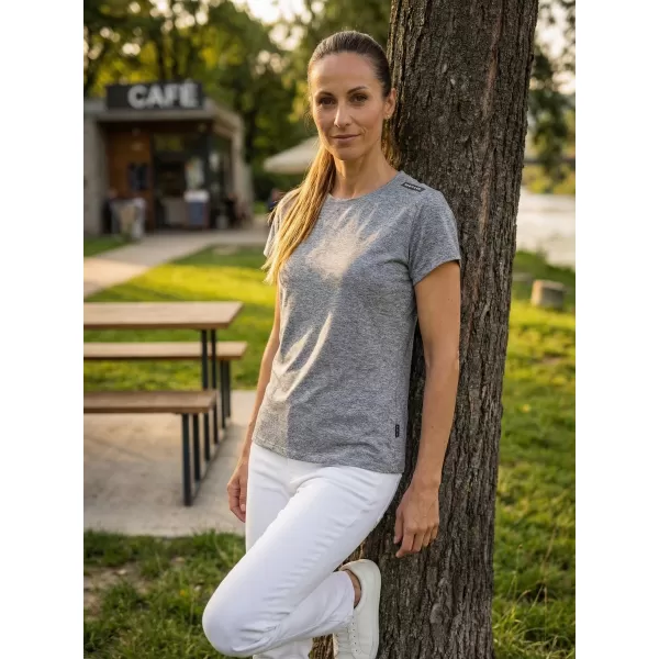  Dámské triko SAM 73 DAFNE WT 922 ČERNÁ S MELÍREM 