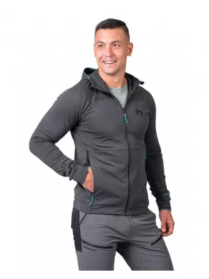 Pánská mikina HANNAH ETHAN HOODY ANTHRACITE MEL