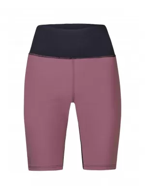 Dámské krátké legíny HANNAH LIS PRO ANTHRACITE/ROAN ROUGE