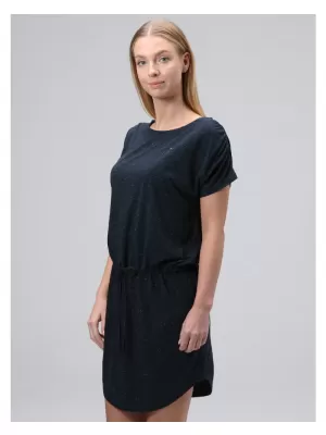 Dámské šaty LOAP BUGATELA CLW2477 TMAVĚ MODRÁ
