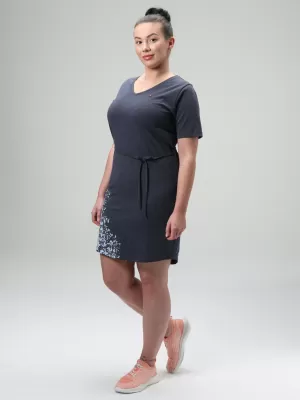 Dámské šaty LOAP AURORA CLW2437 TMAVĚ MODRÁ