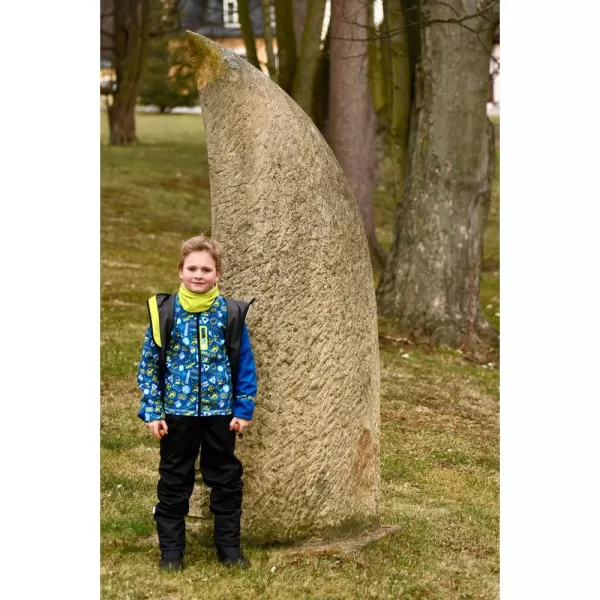  Dětská fleecová mikina WAMU BAGR MODRÁ 