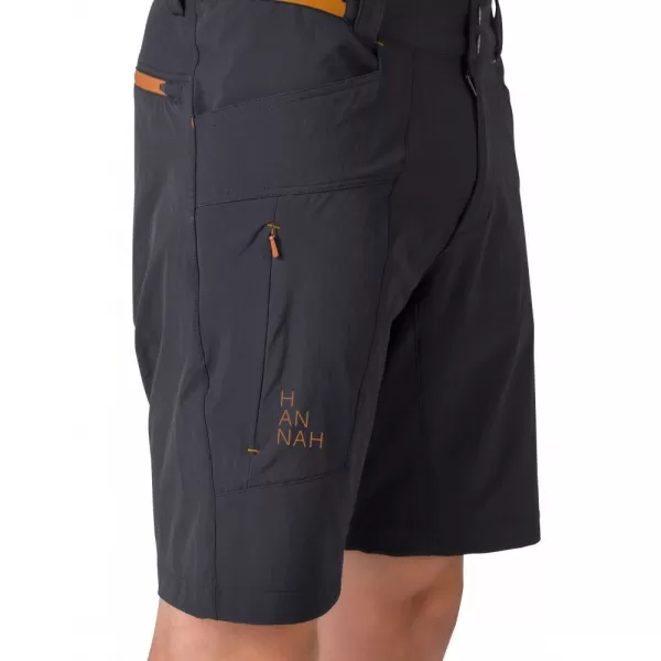  Pánské kraťasy HANNAH NAIRI II ANTHRACITE/ORANGE 