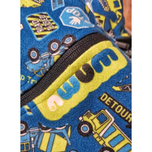  Dětská fleecová mikina WAMU BAGR MODRÁ 
