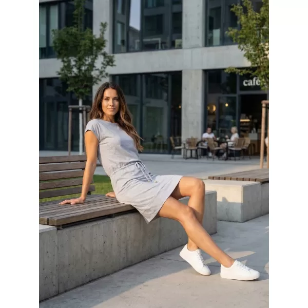 Dámské šaty SAM 73 ESPERANZA WZ 860 SVĚTLE ŠEDÁ 