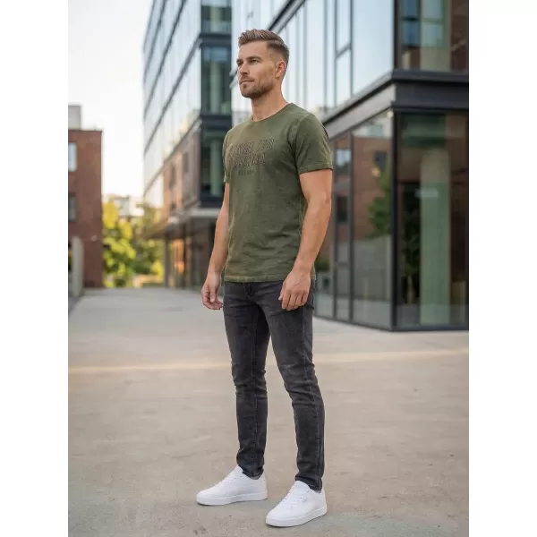  Pánské triko KIXMI SALEM KHAKI 