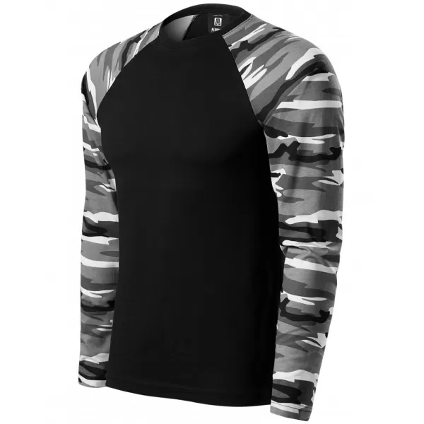  Pánské triko s dlouhým rukávem ALTISPORT NoPrint NP/ALM661 CAMOUFLAGE GRAY 