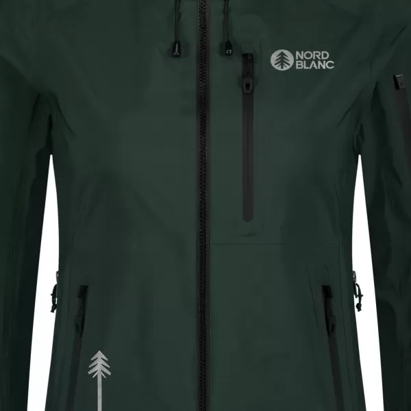  Dámská bunda NORDBLANC DESTINY NBSJL8017 TMAVĚ ZELENÁ 