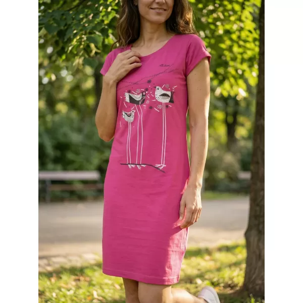  Dámské šaty ALTISPORT ALW043178 PURPUROVÁ 