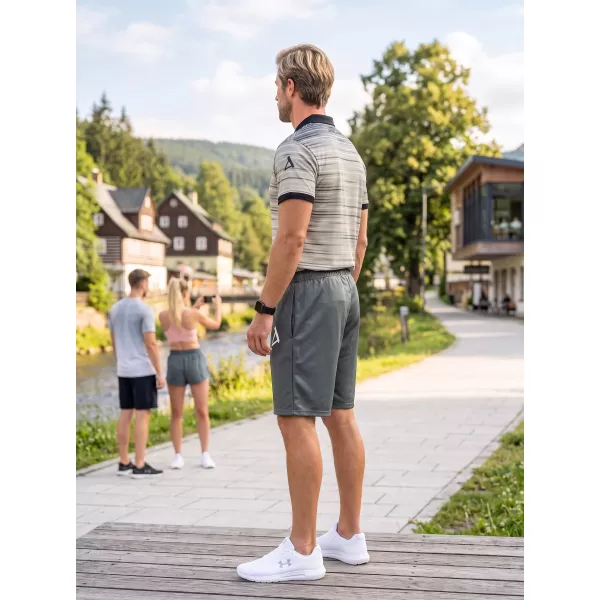  Pánské funkční kraťasy premium ALTISPORT VOJ/ALM013KRA01 ŠEDÁ 