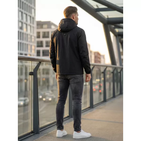  Pánská bunda ALTISPORT CARLEY ČERNÁ/ČERVENÁ 
