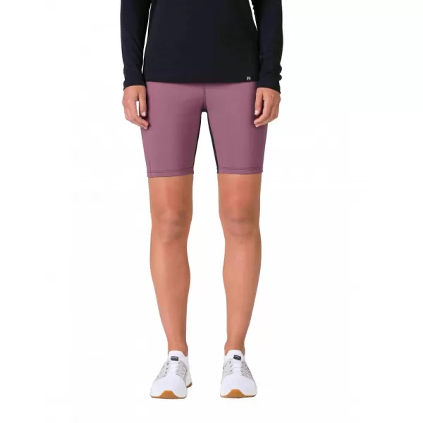  Dámské krátké legíny HANNAH LIS PRO ANTHRACITE/ROAN ROUGE 