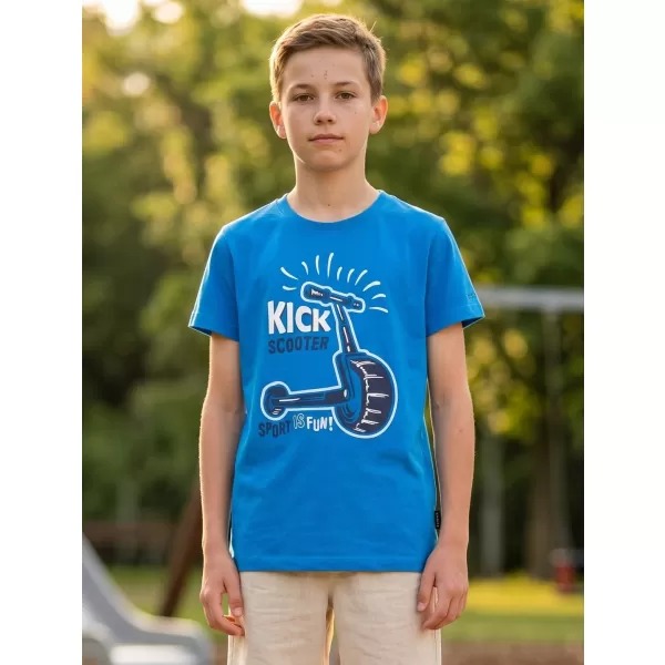  Chlapecké triko SAM 73 BLUTO KT 521 JASNĚ MODRÁ 