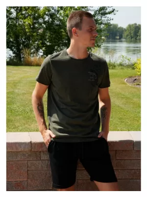 Pánské triko ALTISPORT CLARK KHAKI