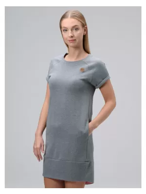 Dámské šaty LOAP ECZANA CLW2406 ŠEDÁ