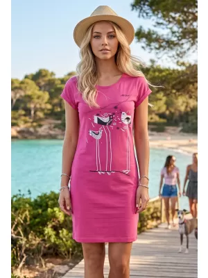 Dámské šaty ALTISPORT ALW043178 PURPUROVÁ