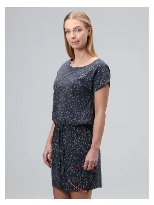 Dámské šaty LOAP BASKELA CLW2448 TMAVĚ MODRÁ