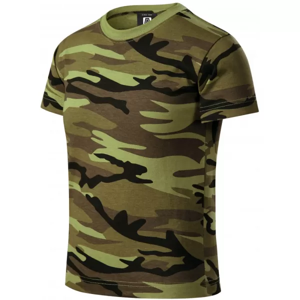  Dětské triko ALTISPORT NoPrint NP/ALK941 CAMOUFLAGE GREEN 
