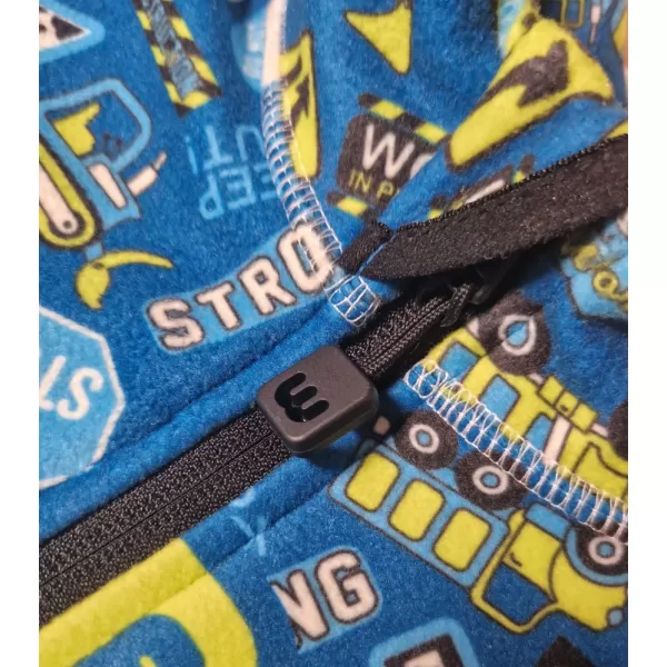  Dětská fleecová mikina WAMU BAGR MODRÁ 