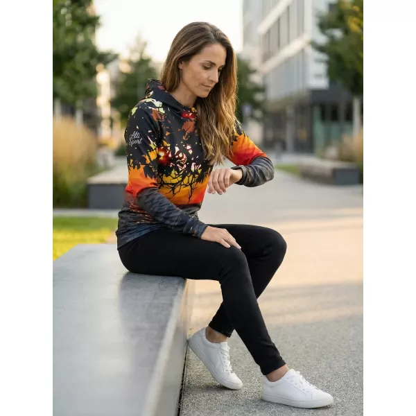  Dámská funkční mikina premium ALTISPORT VOJ/ALW030MI01 ORANŽOVÁ 