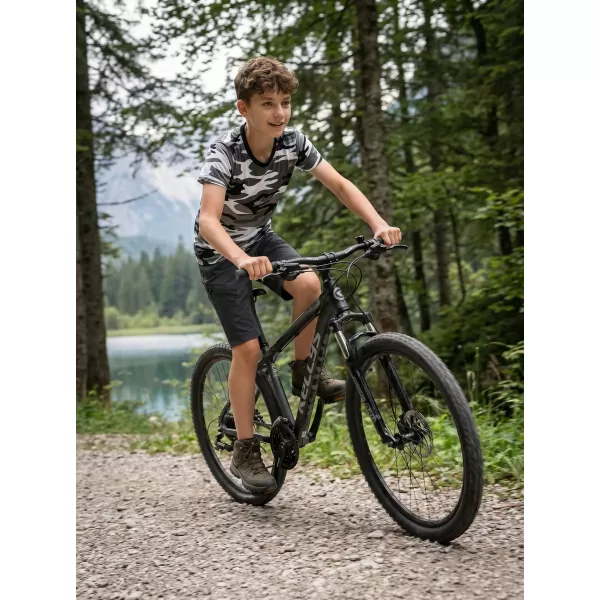  Dětské triko ALTISPORT NoPrint NP/ALK941 CAMOUFLAGE GRAY 