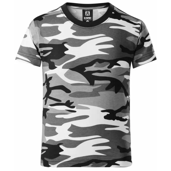  Dětské triko ALTISPORT NoPrint NP/ALK941 CAMOUFLAGE GRAY 