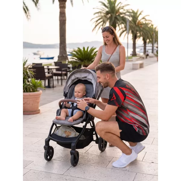  Pánské funkční tričko premium ALTISPORT VOJ/ALM028TR01 ČERNOČERVENÁ 