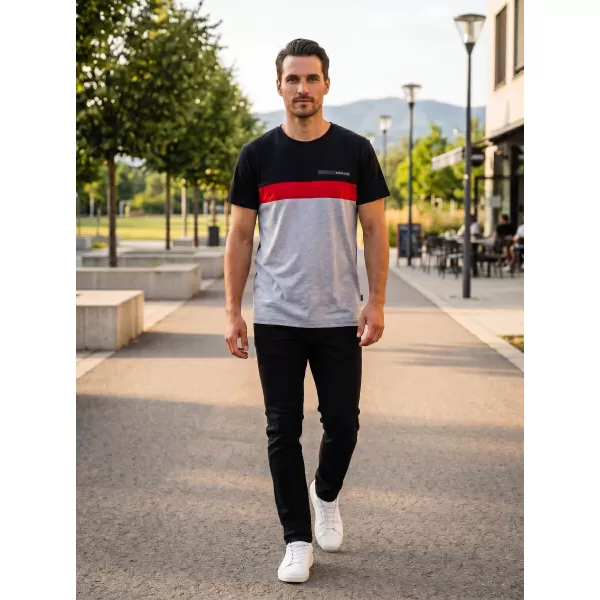  Pánské triko SAM 73 ERNESTO MT 840 SVĚTLE ŠEDÁ 