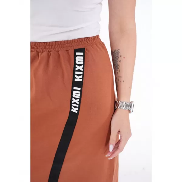  Dámská sukně KIXMI SIBILA HNĚDÁ 