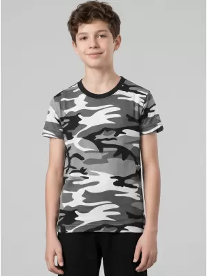 Dětské triko ALTISPORT NoPrint NP/ALK941 CAMOUFLAGE GRAY