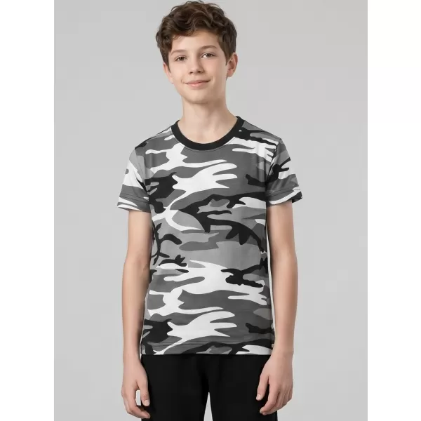  Dětské triko ALTISPORT NoPrint NP/ALK941 CAMOUFLAGE GRAY 