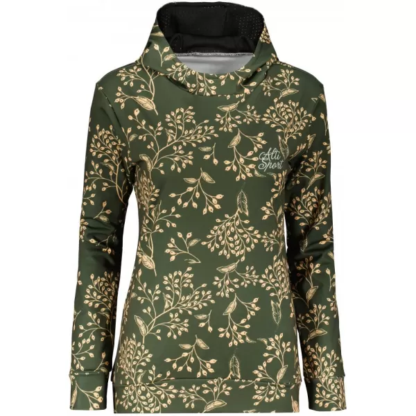 Dámská funkční mikina premium ALTISPORT VOJ/ALW025MI01 MILITARY 
