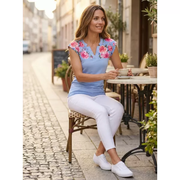  Dámské triko ALTISPORT CLARA MODRÁ 