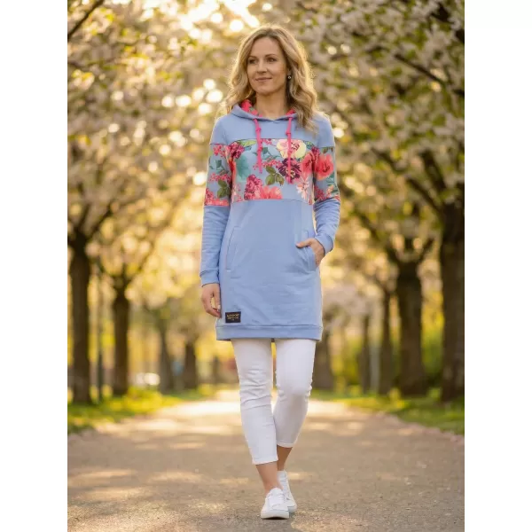  Dámská mikina ALTISPORT CECILY MODRÁ 