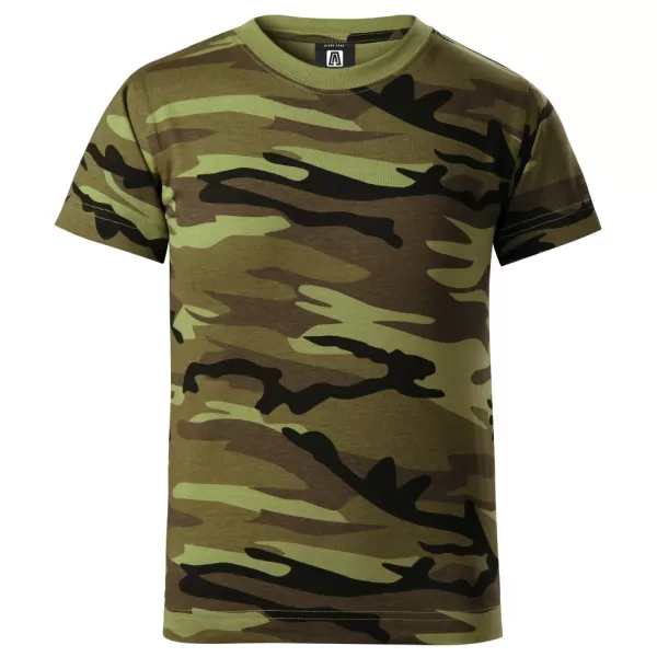 Dětské triko ALTISPORT NoPrint NP/ALK941 CAMOUFLAGE GREEN 