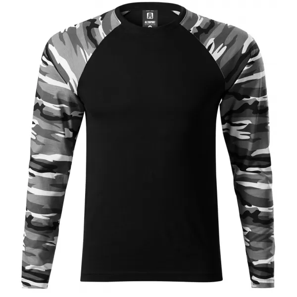  Pánské triko s dlouhým rukávem ALTISPORT NoPrint NP/ALM661 CAMOUFLAGE GRAY 
