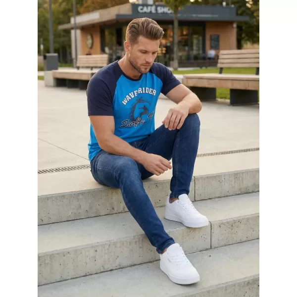  Pánské triko SAM 73 ESTEBAN MT 841 JASNĚ MODRÁ 