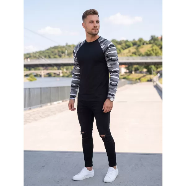  Pánské triko s dlouhým rukávem ALTISPORT NoPrint NP/ALM661 CAMOUFLAGE GRAY 