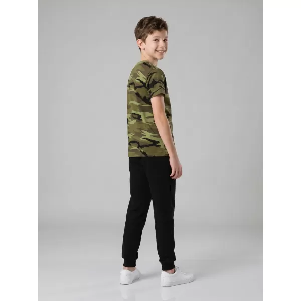  Dětské triko ALTISPORT NoPrint NP/ALK941 CAMOUFLAGE GREEN 