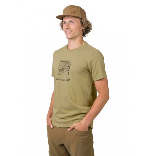  Pánské triko HANNAH MIKO KHAKI/ANTHRACITE 